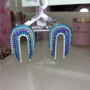 Feed Me Gems/HairCandy By Han Colorful Rhinestone Earrings